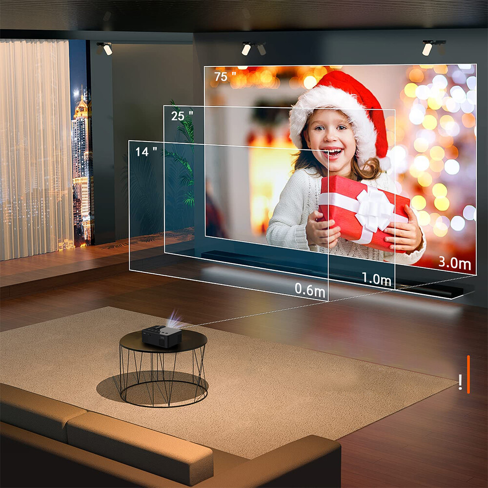 YT100 Mini Projector – Compact, Portable Home Theater