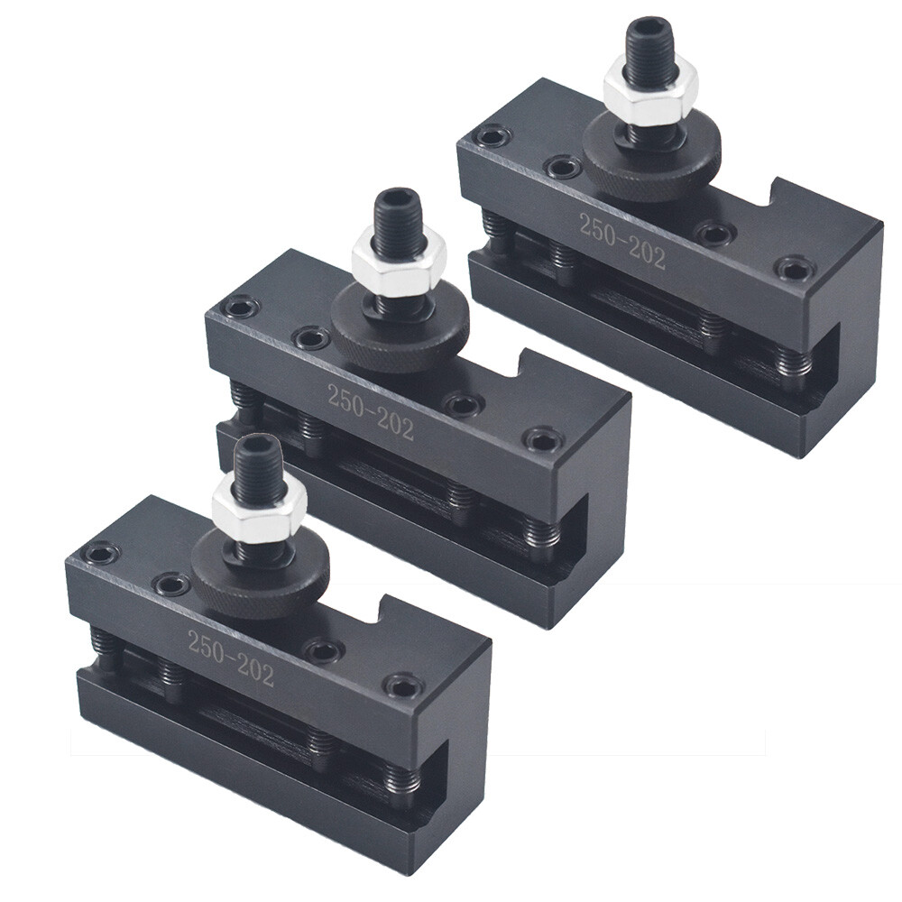 3Pcs BXA #2 250-202 Quick Change Turning Facing & Boring Tool Post Holder
