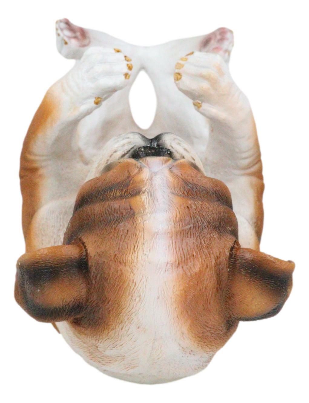 Ebros British Bulldog Canine Dog 10.25" Long Wine Bottle Holder Caddy