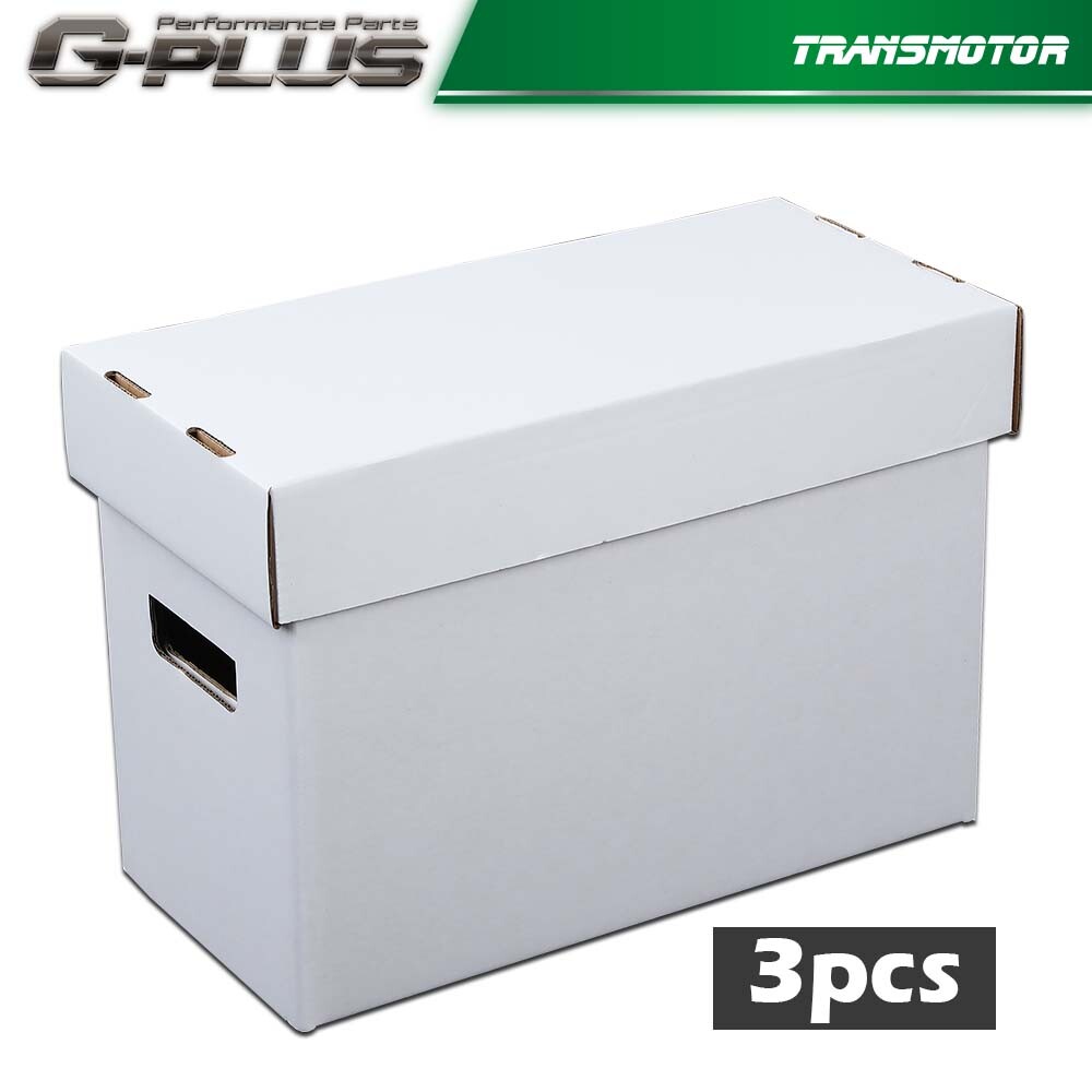 3Pcs Comic Books Storage Boxes Short Holds 150-175 Stackable Durable Archive