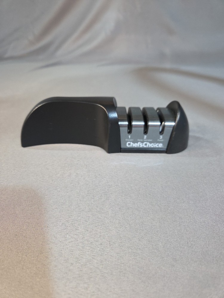 Chefs Choice G4360 Manual Sharpener: Kitchen Knife Sharpener, Hand Wash, Black