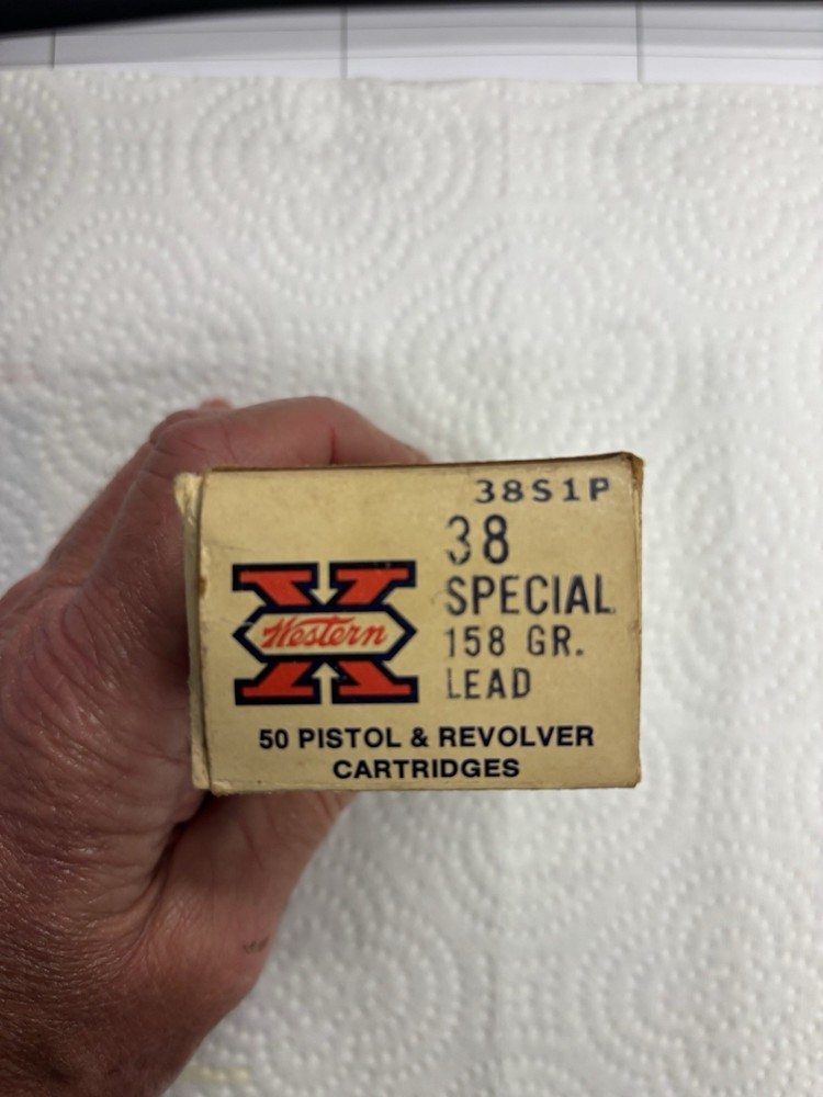 Western Vintage.38 Special Empty Ammunition Box