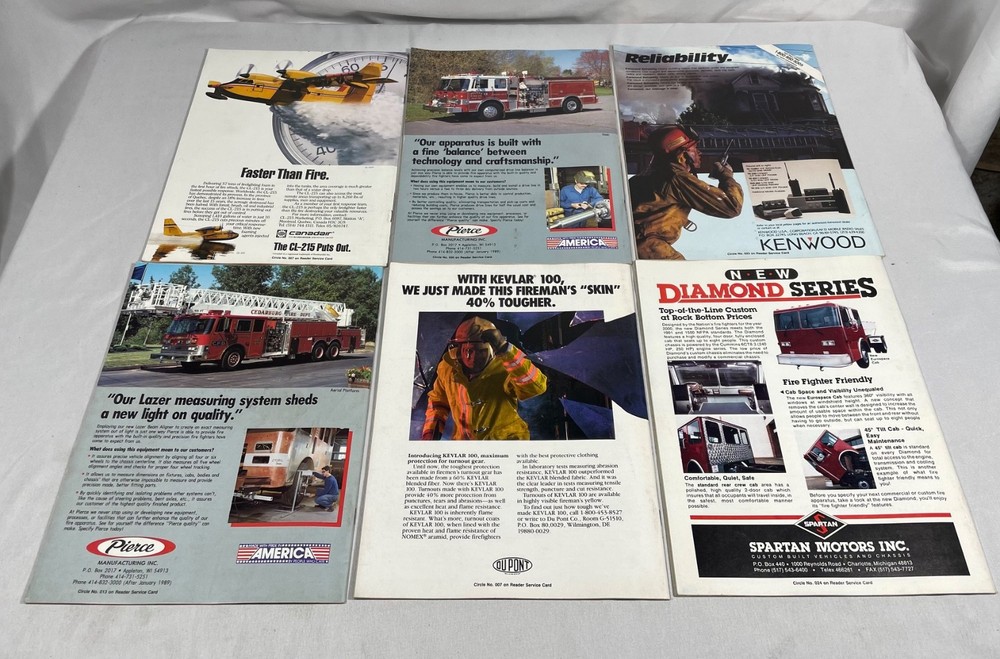 FIRE COMMAND magazine 12 issues from 1989