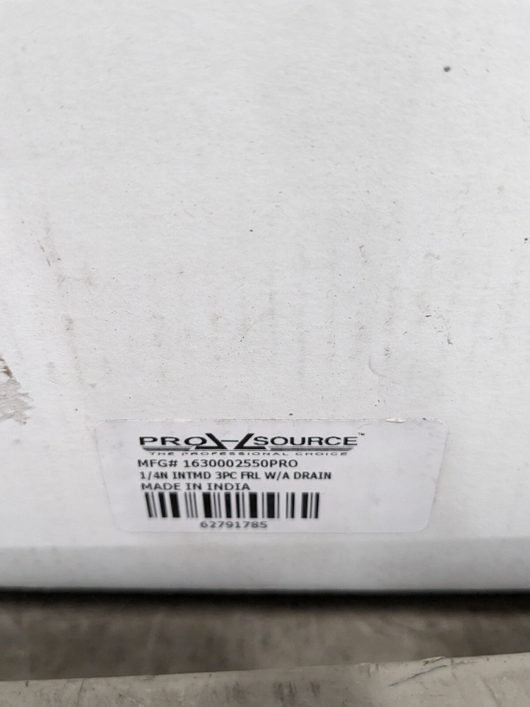 PRO-SOURCE 3 Pc. FRL Combination Unit: 1/4 NPT, Intermediate 1630002550PRO