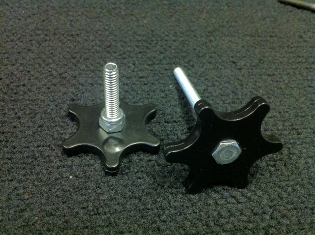 Belt Grinder Steel Clamping Knobs for 2x72" knife making grinder