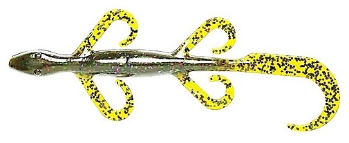 NetBait Lizard 6" - Green Pumpkin Candy