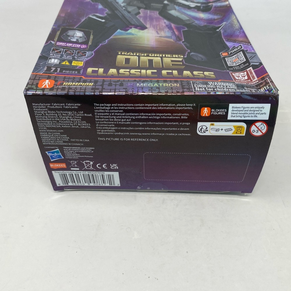 Blokees Transformers One Megatron Model Kit, Gray, 5-inch