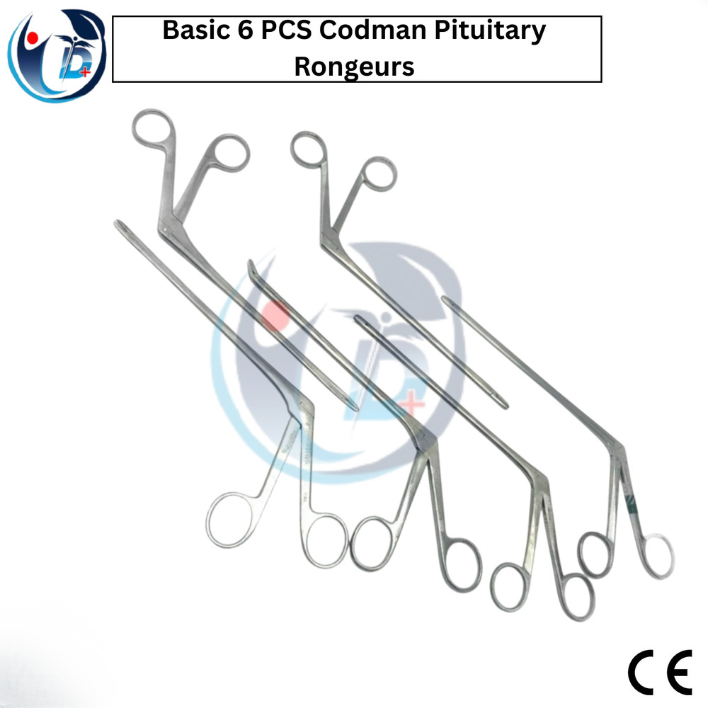 Basic 6 PCS Codman Pituitary Rongeurs surgical instruments set