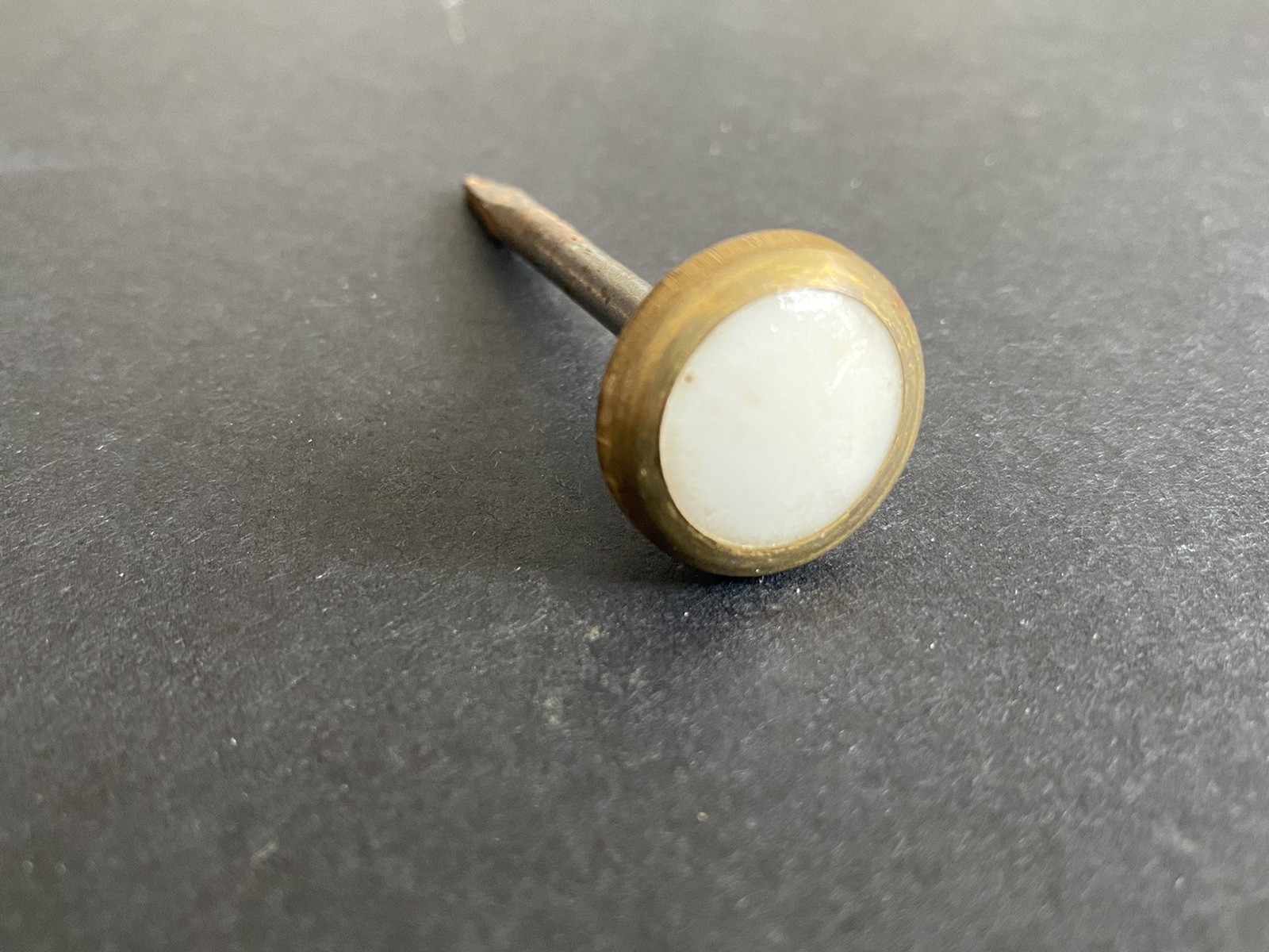 Vintage Victorian Porcelain Picture Hanging Nail- 2 3/4”