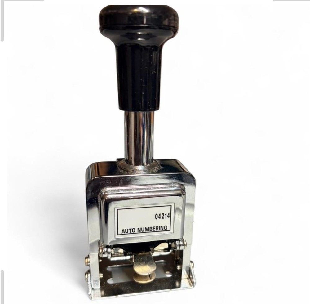 Metal 6 Digit Numbering / date Stamps