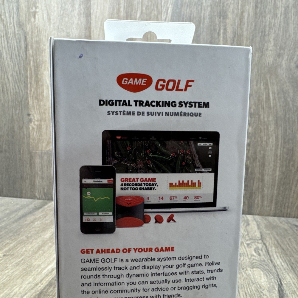 Game Golf Live GPS Shot Digital Tracking System BlueTooth Enabled Tracker