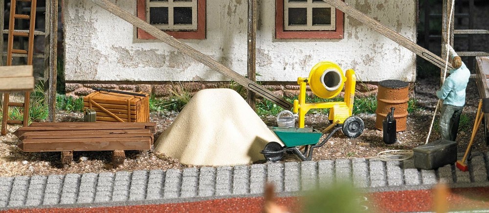 HO Scale Accessories - 1376 - Construction set - kit