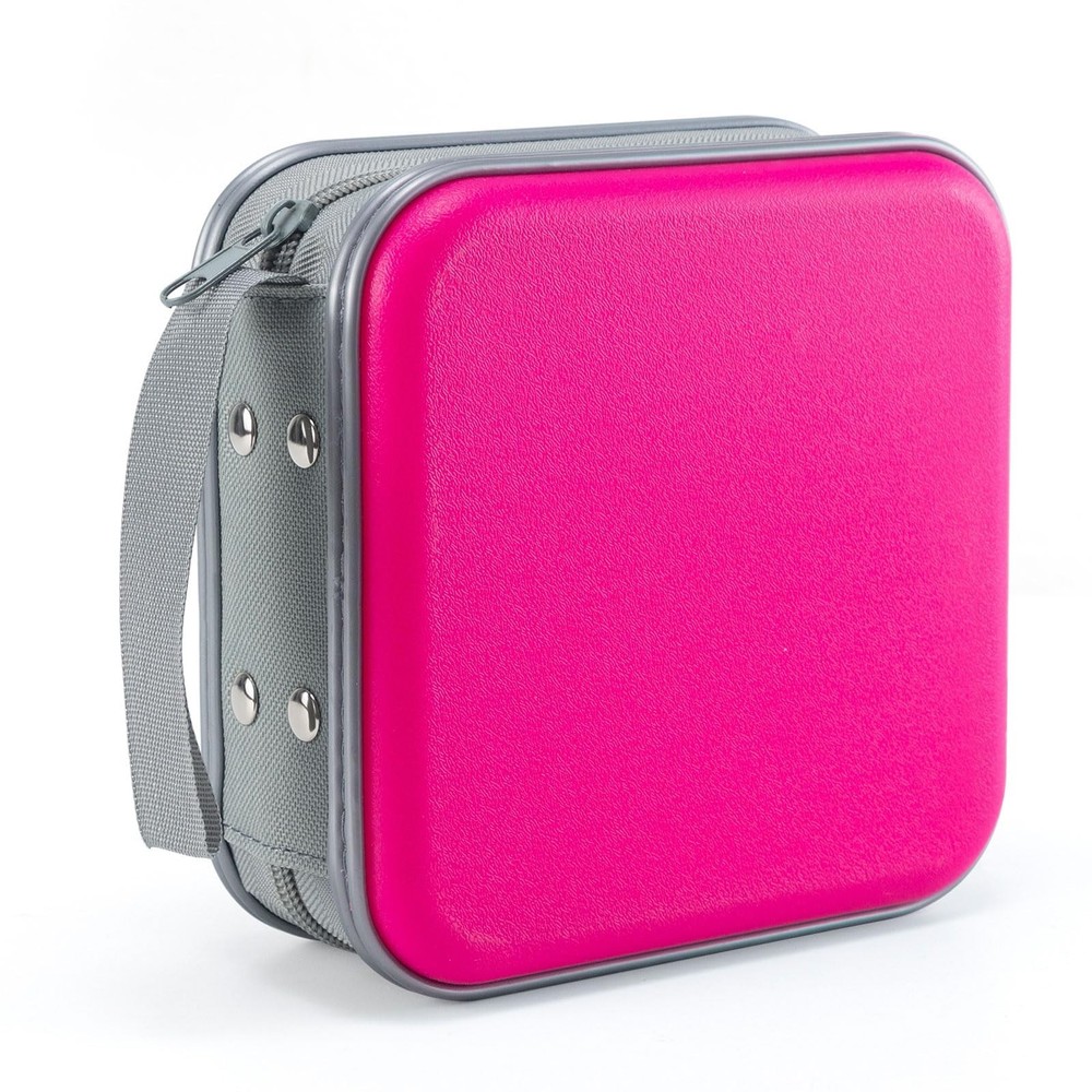 DVD Case, 48 Capacity CD Case Portable CD Holder Storage Hard Plastic DVD CD ...