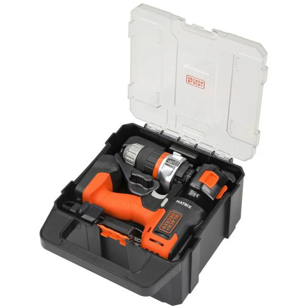BLACK+DECKER MATRIX™ 20V MAX* Drill Kit with Storage Case - BDCDMT120CSTFF