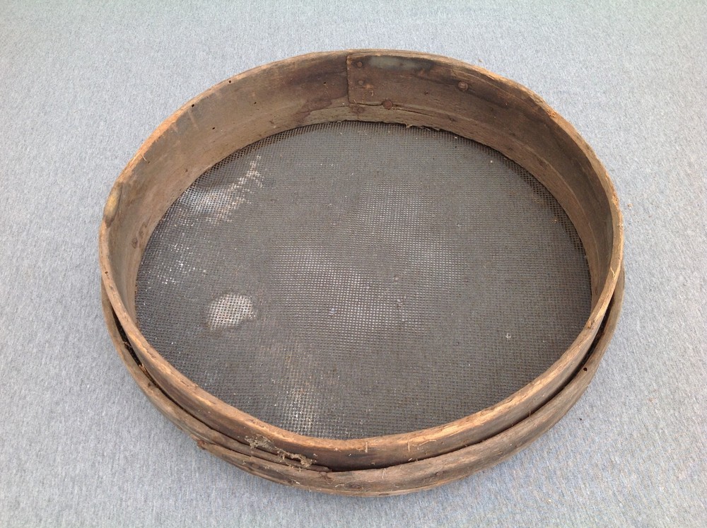 Antique Large 18" Round Sifter