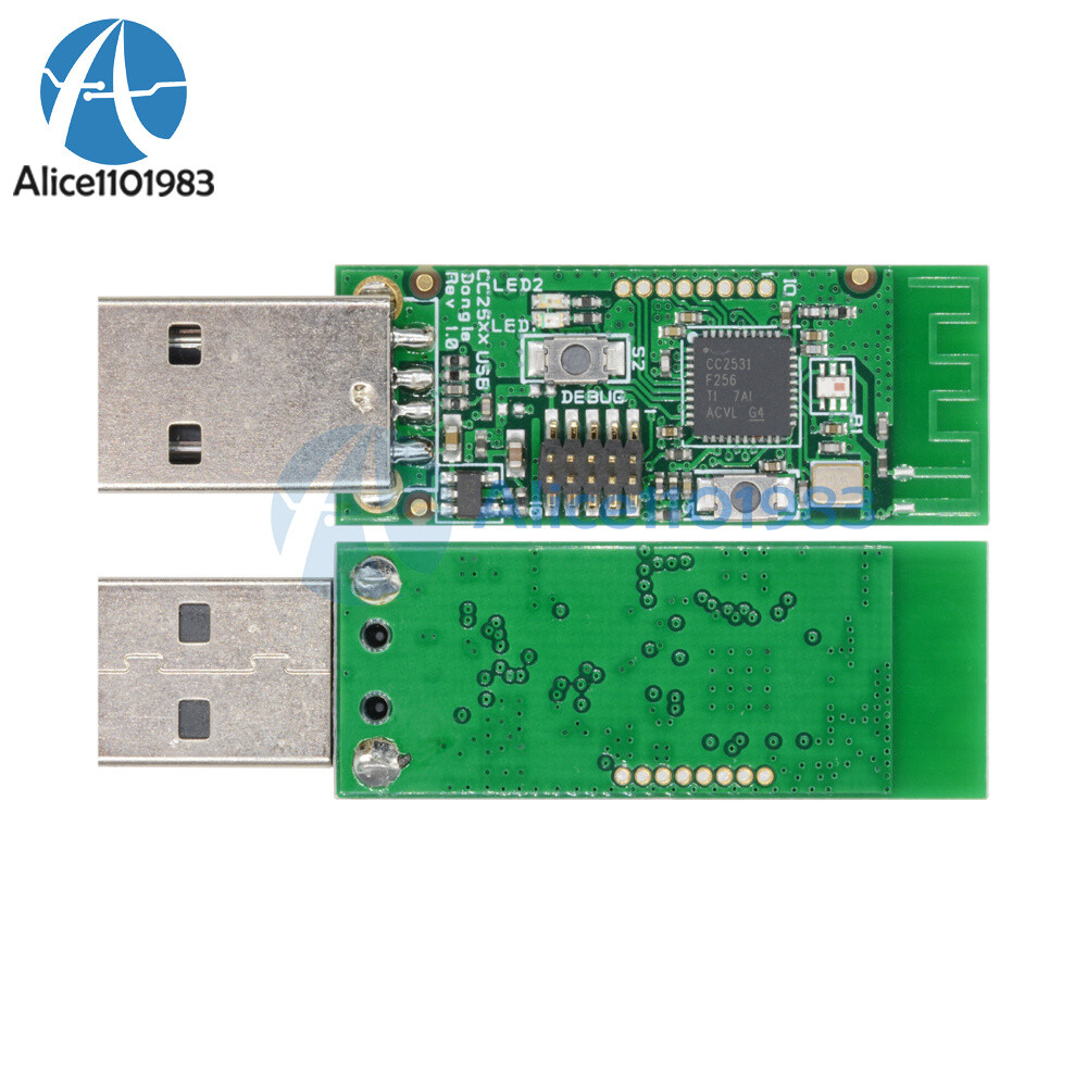 Zigbee CC2531 USB Sniffer Packet Protocol Analyzer with Antenna