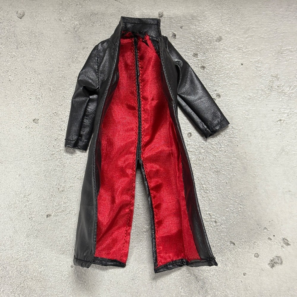 PB-LTC-BLD: 1/12 Black Coat with Red lining for Mezco or Marvel Legends Blade