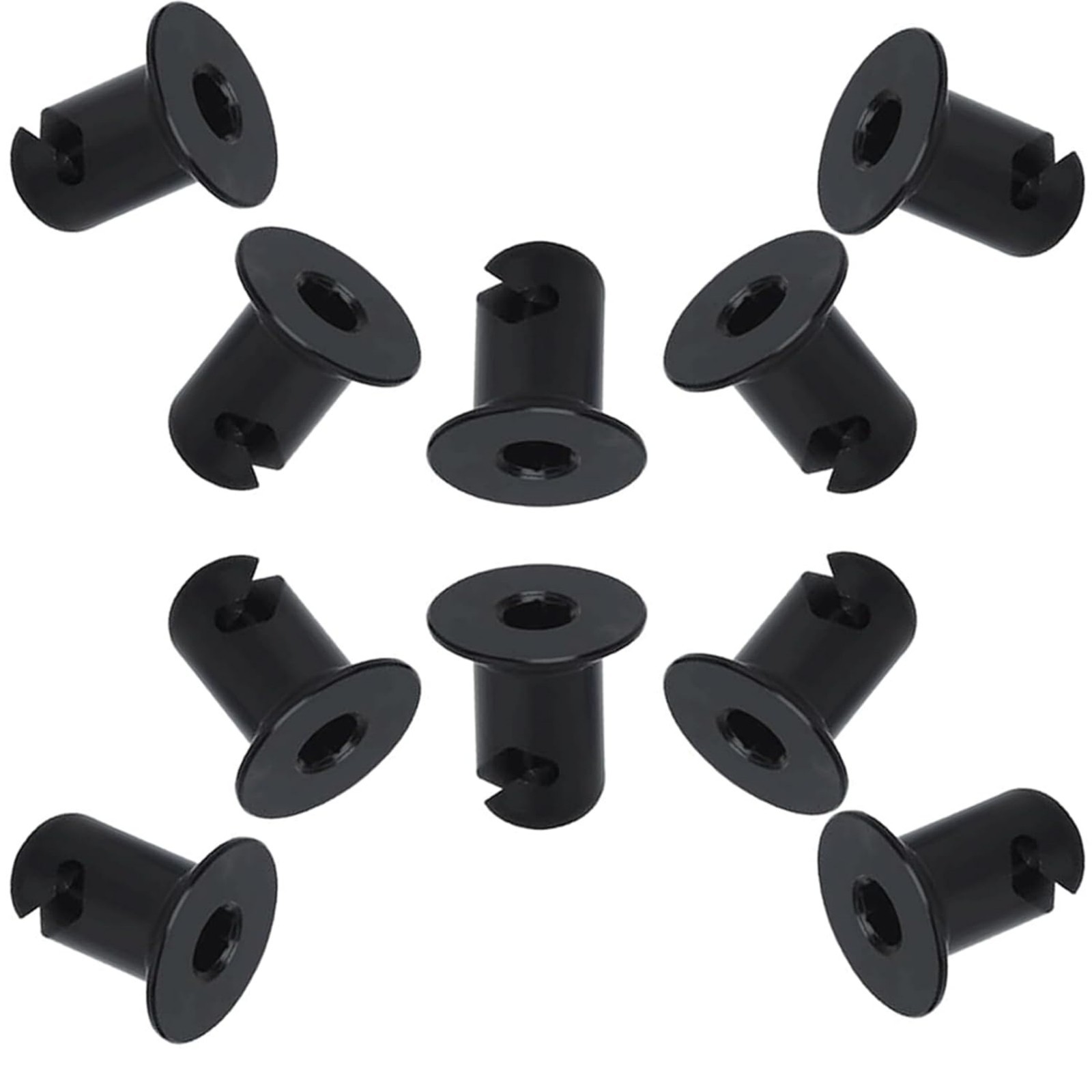 10Pc.500 Grip 7/16" Aluminum Dzus Button Flush Allen Head Quarter Turn Fasteners