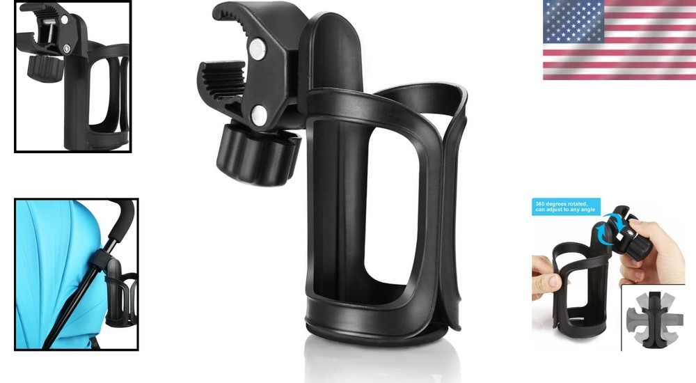 Adjustable Clip-on Cup Holder for Walkers & Wheelchairs - Secure Drink Solution
