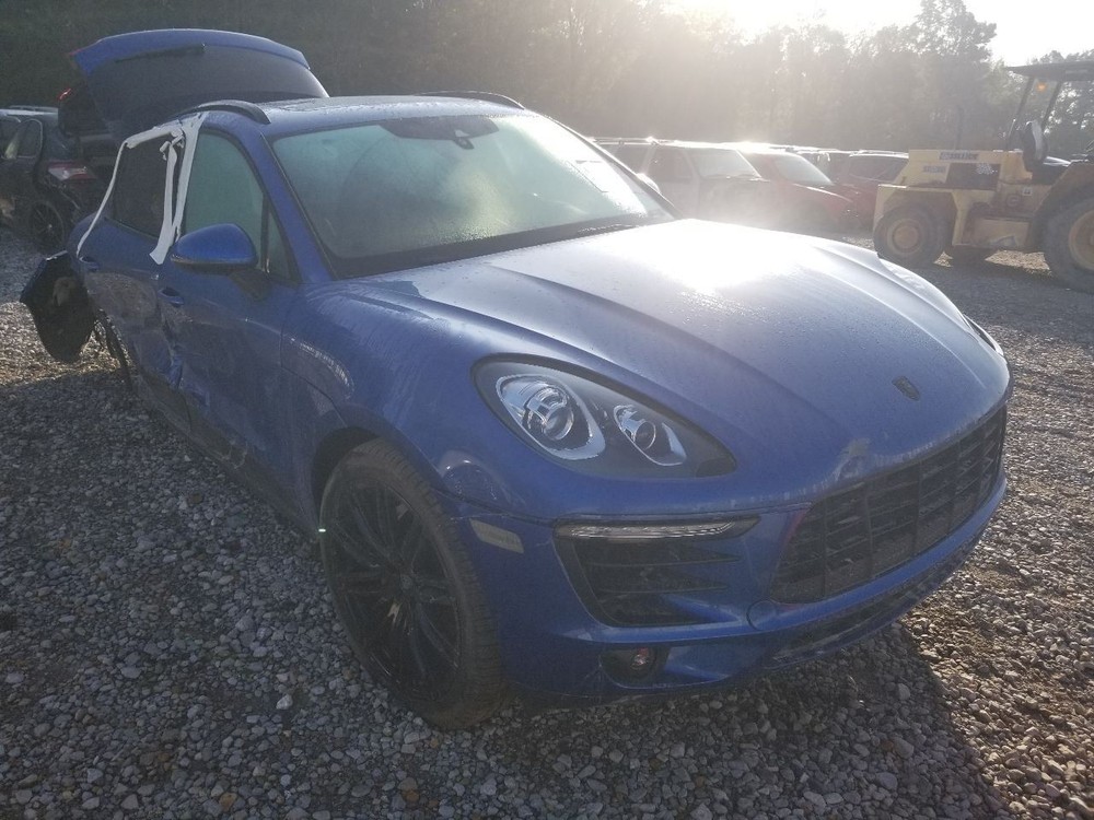 18 2018 PORSCHE MACAN S FRONT VIEW WINDSHIELD MOUNTED PARK ASSIST CAMERA
