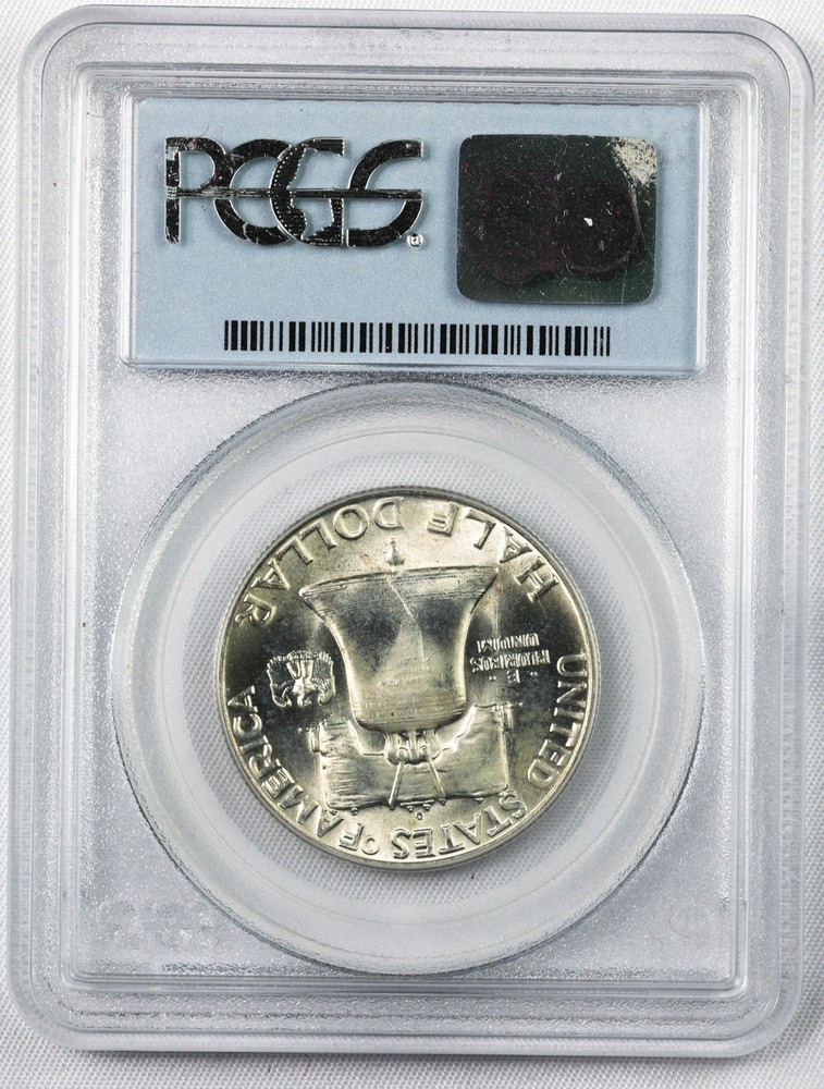 1954-D MS64FBL Franklin Silver Half Dollar PCGS Brilliant Uncirculated