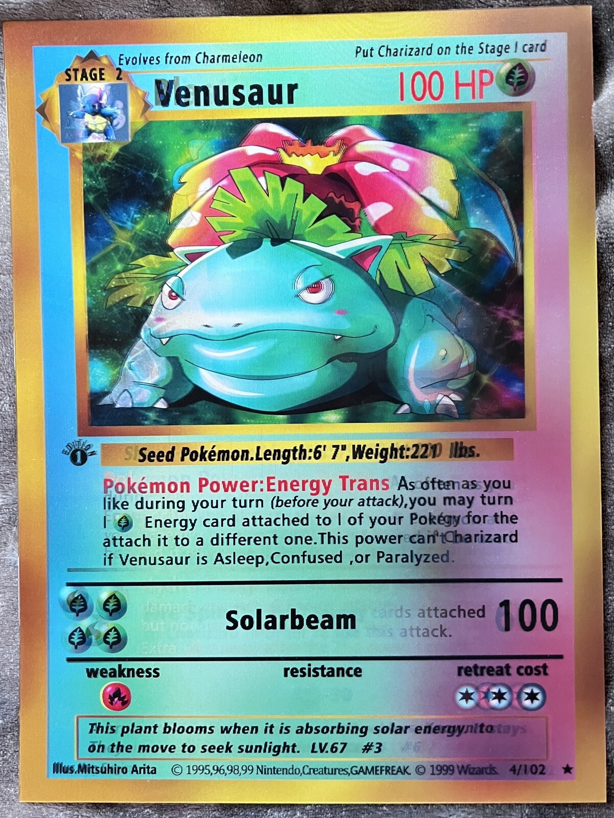 Pokémon-Venusaur,Charizard,Blastoise3D Poster 3D Lenticular Flip Effect,3 In One