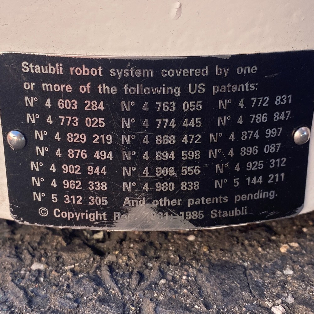 STAUBLI TYPE TX60 6-AXIS ROBOT CONTROLLER PART, F07/551DD1/A/01, UNIMATION 🎯