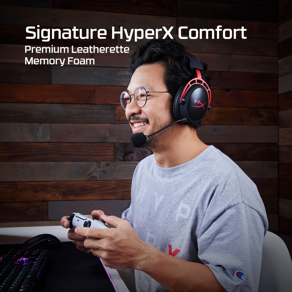 HyperX Cloud Alpha - Gaming Headset (Black-Red)