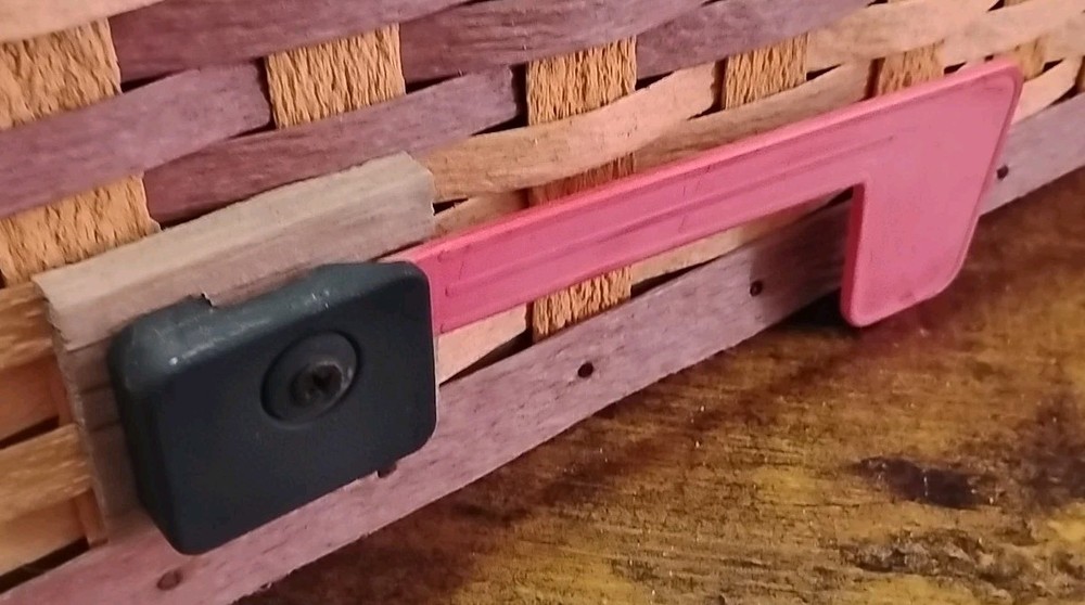 Huge Longaberger Basket Type Weave Mailbox Wicker Mail Box