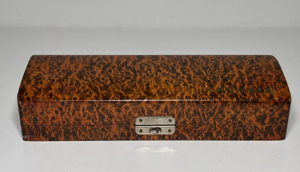 Hohner Chromonica 64 Harmonica with Box, Antique Musical Instrument