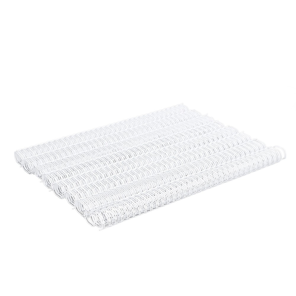 100PCS Double Loop Wire Binding Spines 9/16 Inch 120 Sheet Capacity A4 Premium