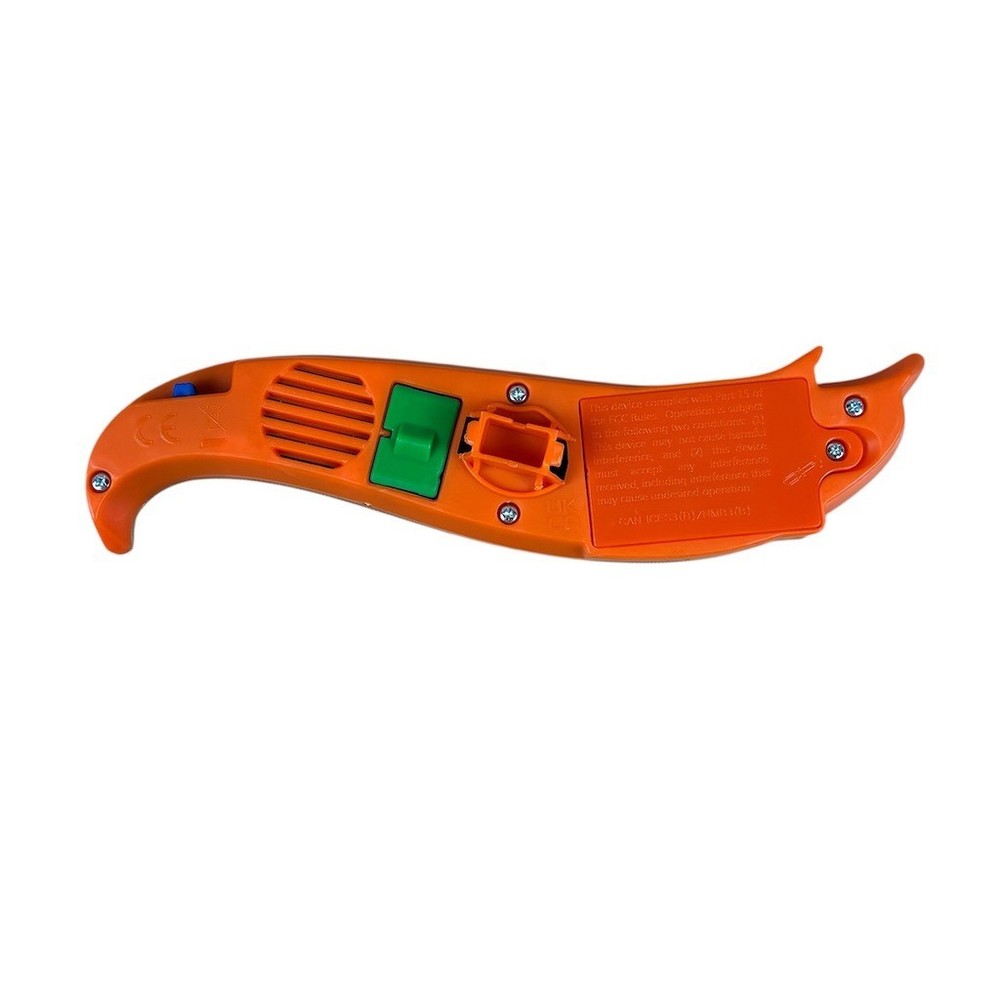 Hot Wheels Flame Logo Handheld Electronic Sound Maker Noisemaker Orange