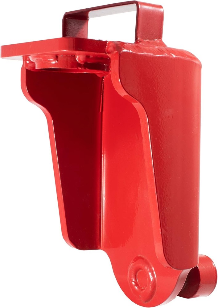 Shipping Container Jack Lug with U-Shaped Handle, Red