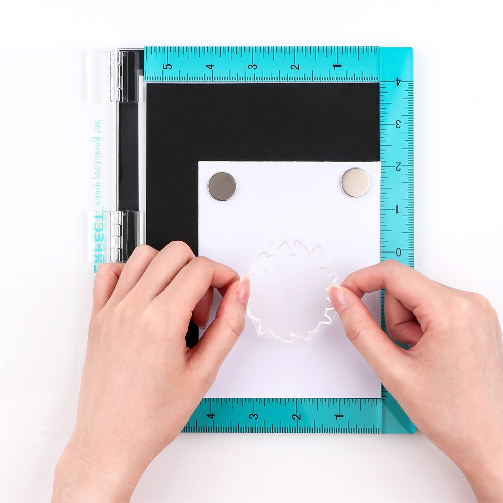 Stamping Tool Hinged Stamping Platform Stamp Positioner For Clear Stamps Craft