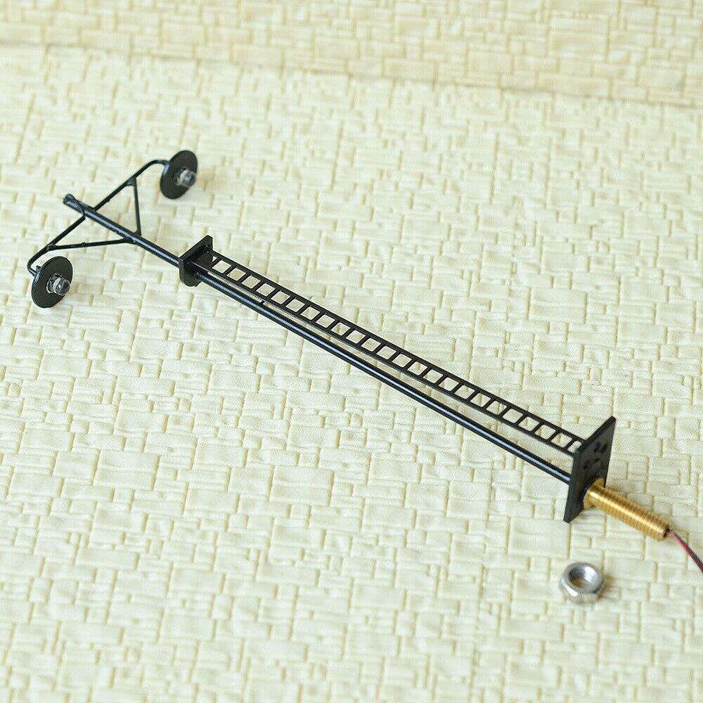 4 PCS HO-Scale LED Yard Light Model Train Railroad-Street Station Lamp Post US