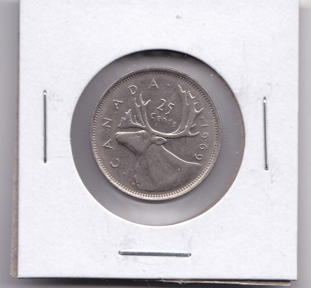 1969 Canada 25 Cent L3