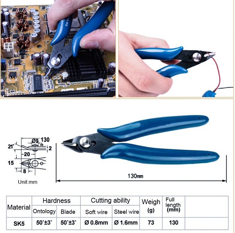 Cable Cutter Stripper Pliers Electrical Wire Snips Cutting pince nails Tool Cut
