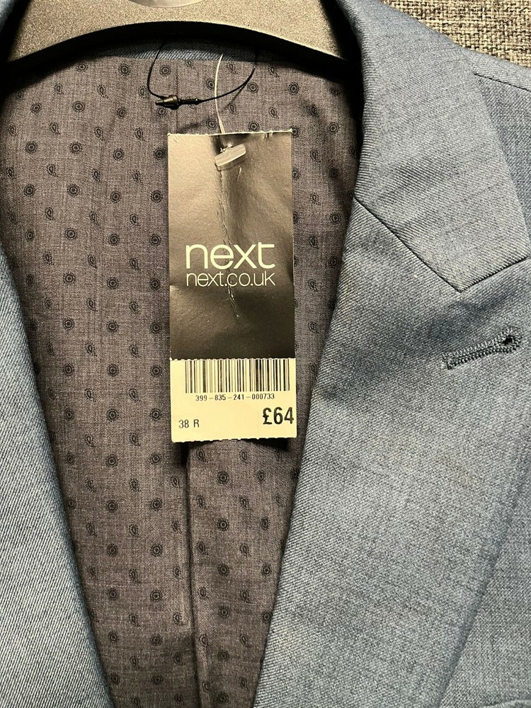 Next Blue Blazer 38R TD025 LL 04