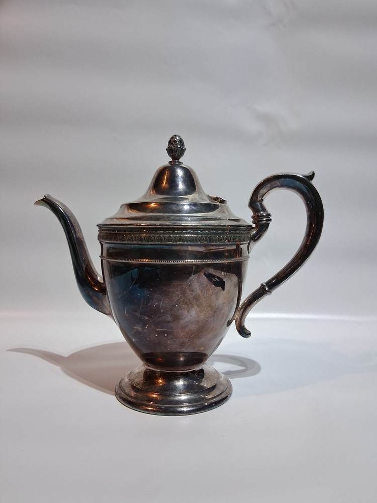Antique Gorham Silver Teapot. Y602 "MPC" Monogramed