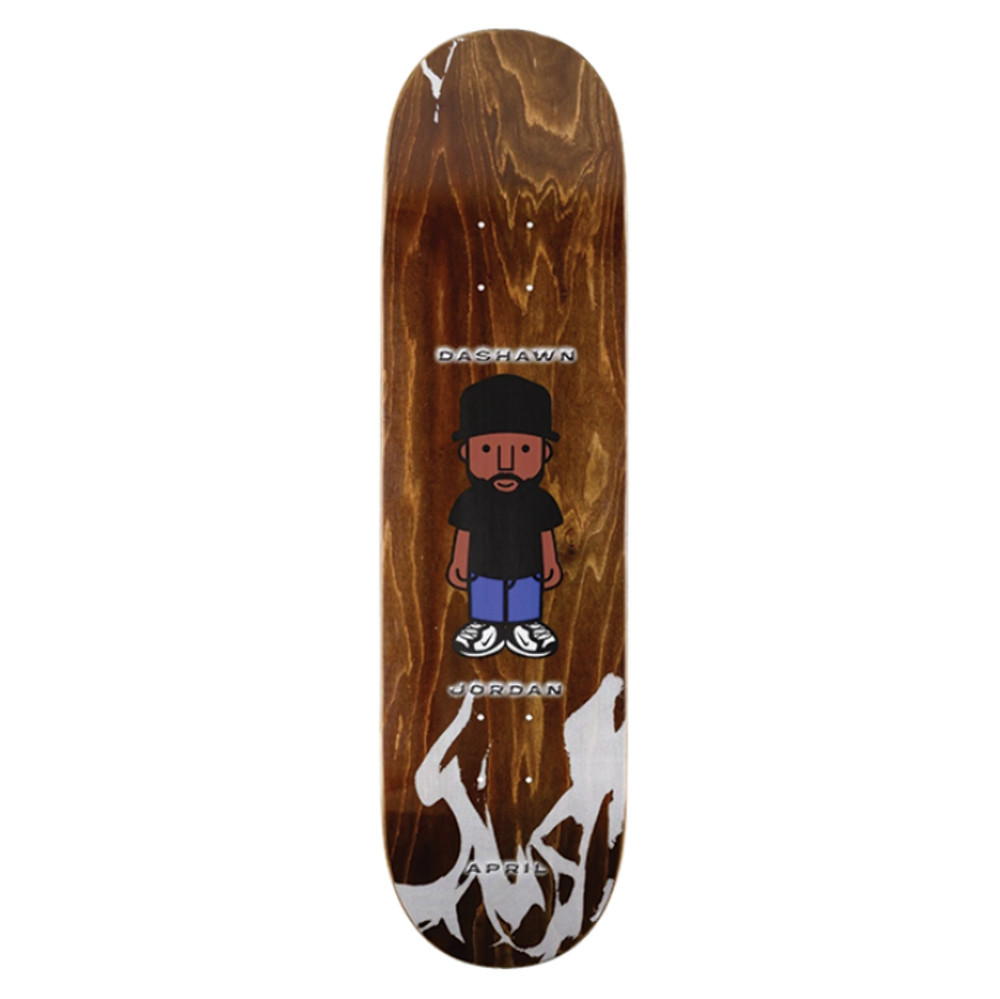 April Skateboard Deck Dashawn Character 8.38