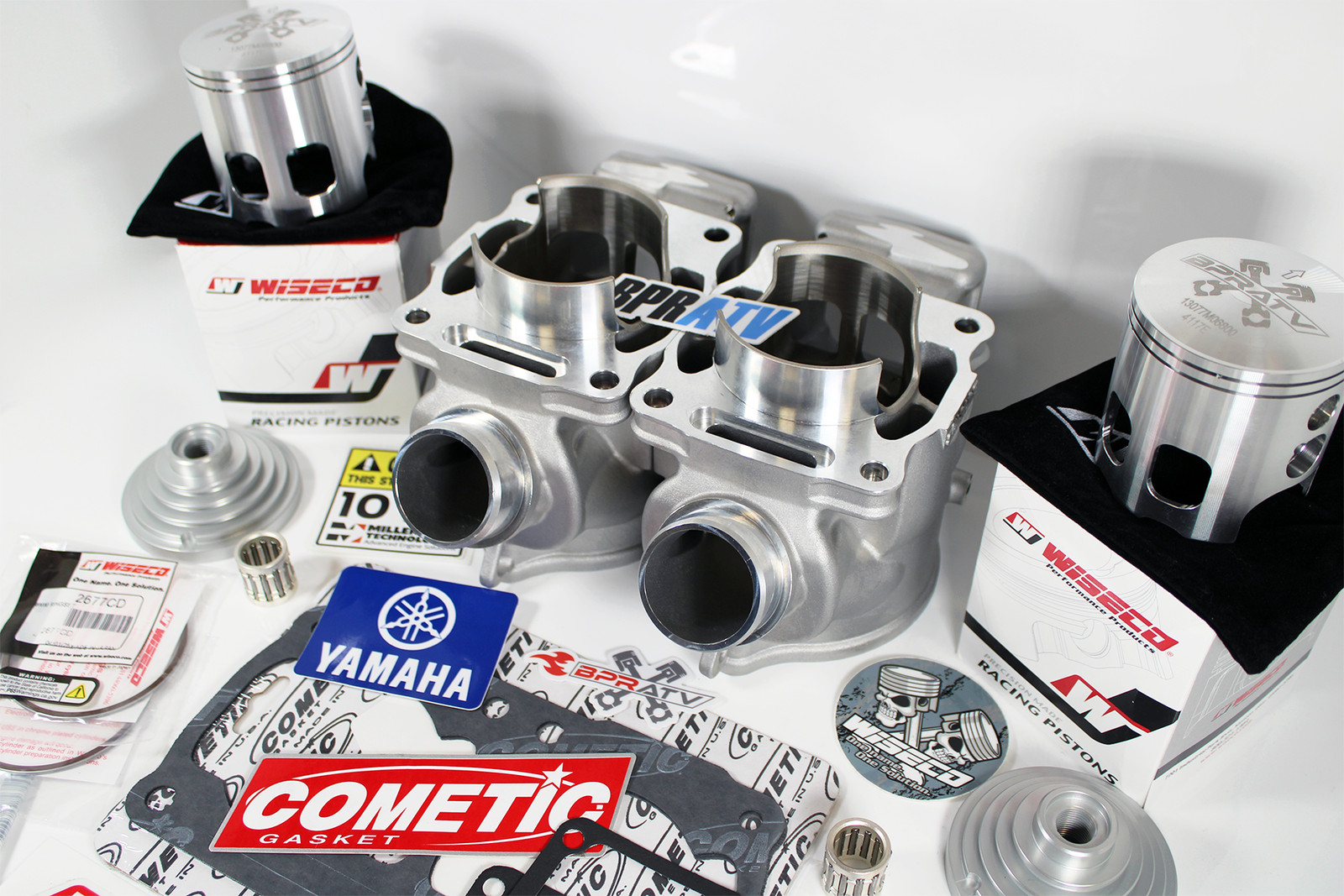 Banshee ARES 68mm Cylinder Kit Complete 421cc Stroker +4mm Wiseco Pistons Gasket