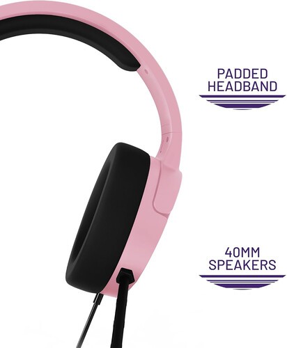 PC Accessory: Wired Headset - 4Gamers PANTHER Headset - Blush: Compatible with P