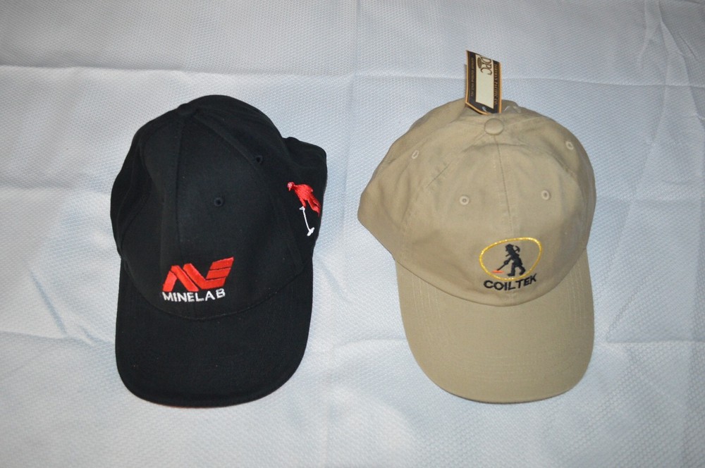 MINELAB ~ COILTEK ~ BASEBALL CAP METAL DETECTOR EMBROIDERED ADJUSTABLE HAT