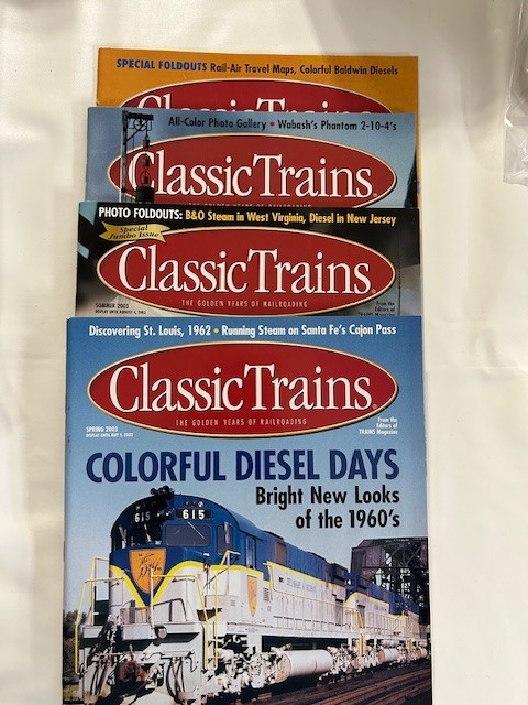 Classic Trains Magazine Spring, Summer, Fall, Winter  2003