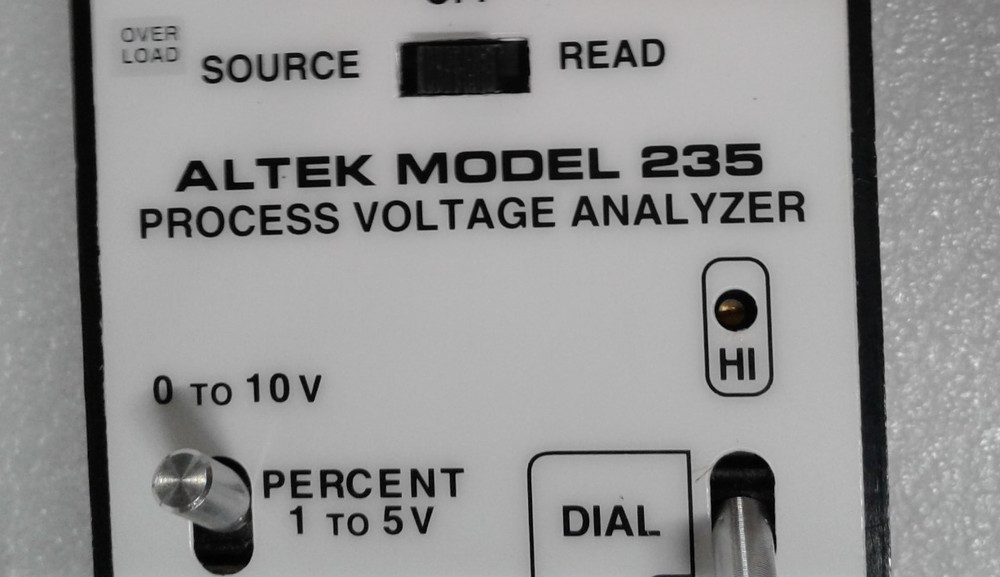 Altek Process Voltage Analyzer - Model 235 - Used