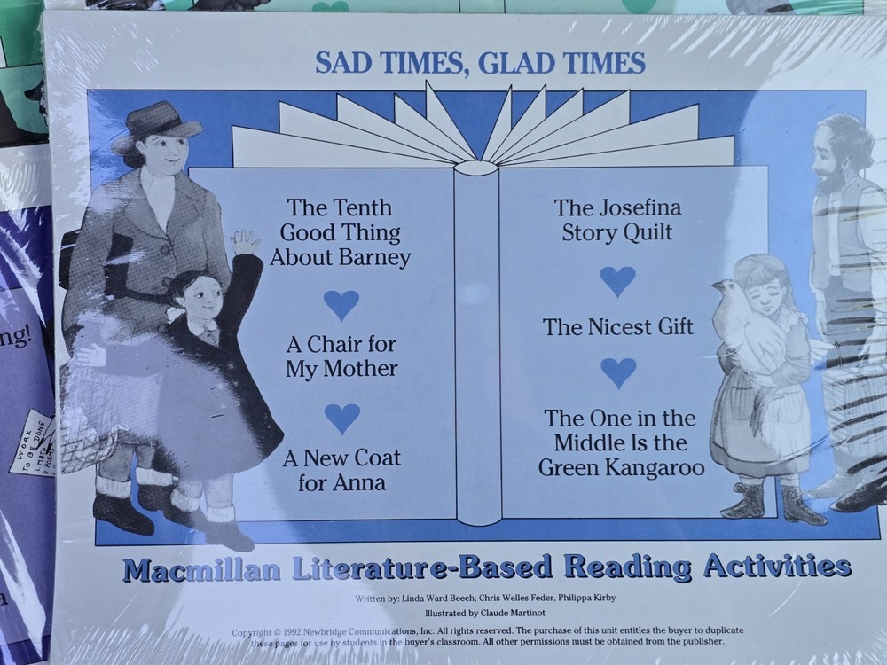 Macmillan 1990s Learning Material Reading Activities Lot Bundle Vintage