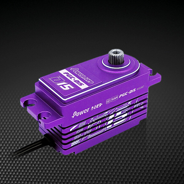 1/10 RC Drift Racing SERVO Brushless Program High Speed Low Profile D15 -RED-