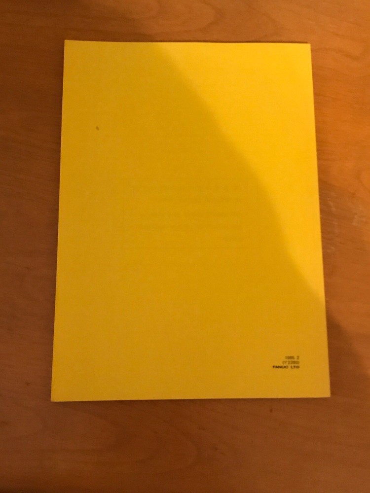 Fanuc System P-Model G Operator's Manual Supplementary