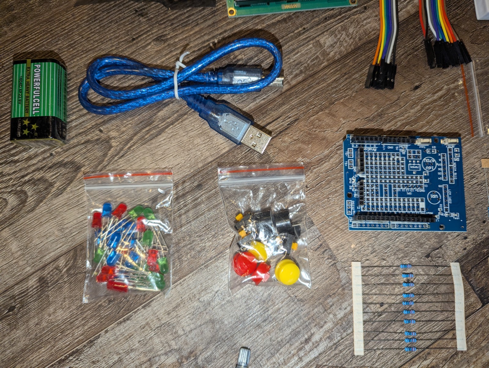 Arduino UNIROI Ultimate Starter Kit for UNO R3 LCD1602 Sensors Complete