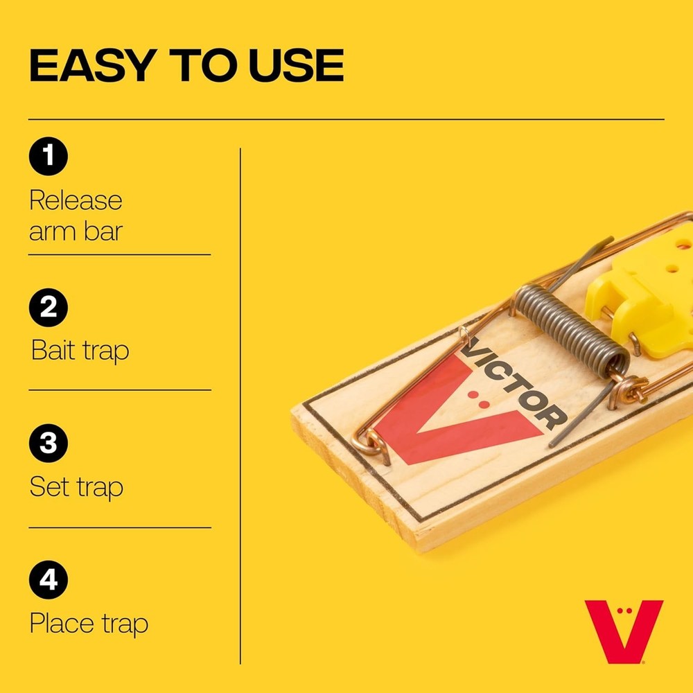 VICTOR Easy Set Mouse Trap - 2Pk